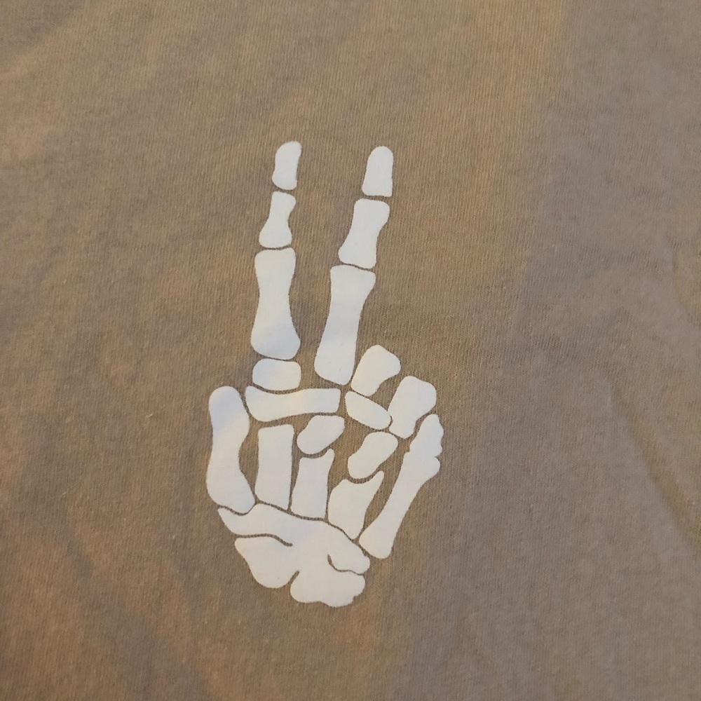 Tan graphic tee